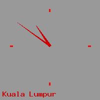 Best call rates from Australia to MALAYSIA. This is a live localtime clock face showing the current time of 2:21 am Wednesday in Kuala Lumpur.